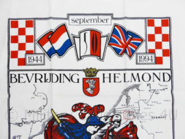 Wanddoek Bevrijding Helmond 1944-1994 - 49 x 64,5 cm - origineel