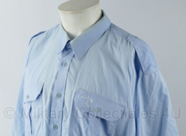 Gevangenigbewaarder overhemd lichtblauw korte  mouw- maat 44 - origineel