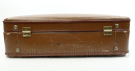 Vintage koffer - bruin - gebruikt - 60 x 41 x 16 cm - origineel