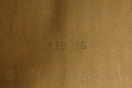 Vintage Brandweer kunstlederen jas met broek en bretels - maat XL - origineel