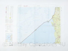 Defensie stafkaart 10 West Sneek M733 - schaal 1 : 50.000 -57 x 83 cm - origineel