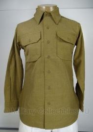 M37 M1937 shirt / blouse wool - wool en met gasflap