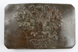 WO1 Russisch Infantry belt buckle koppelslot - origineel