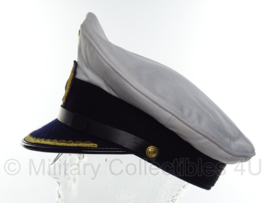 WO2 Duitse Kriegsmarine U boot officier schirmmutze wit - maat 57 t/m 60