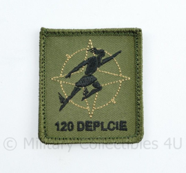 Defensie nieuwste model 2021 borst embleem klittenband NATO 120 Deplcie van het B & T co Bevoorrading Transport  - 5 x 5 cm - origineel