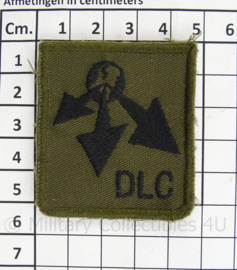 KL Landmacht borst embleem DLC Divisie Logistiek Commando - afmeting 4,5 x 5 cm - origineel