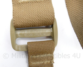 Defensie en US Army coyote sling met koppel - met Nexus sluiting - 106 x 4 cm - origineel
