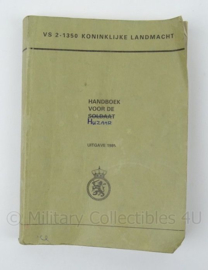 KL Landmacht Handboek voor de Huzaar 1985 - VS2-1350 - afmeting 20 x 14 cm - origineel