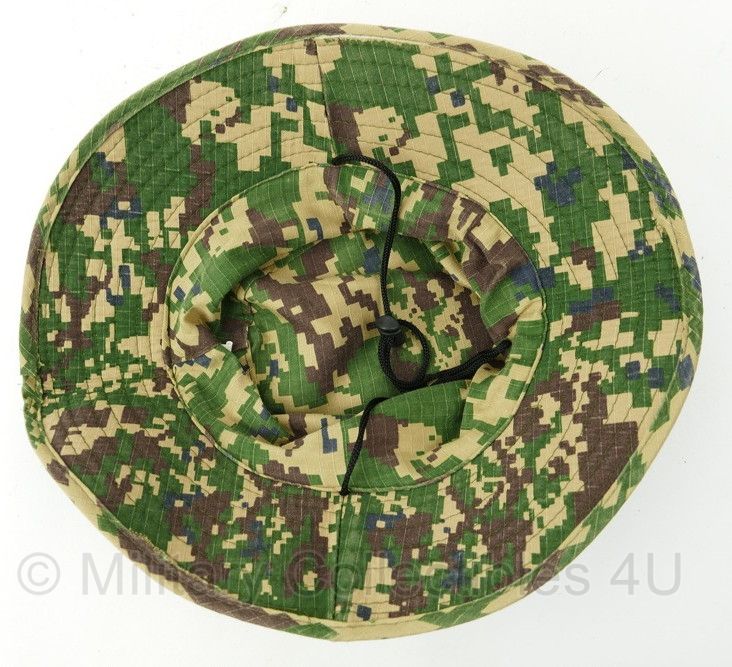 Maleisië Uniform set met boonie - jas/broek maat XL, boonie maat 58 - gedragen - origineel