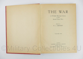 The War: A Weekly Illustrated Survey of the Second Great War Vol. I verzamelboek - 26 x 2 x 34,5 cm - origineel