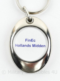 Sleutelhanger Politie Hollands Midden FINEC - 7,5 x 3,5 cm - origineel