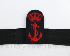 Korps Mariniers pet band met insigne - 30 x 3 cm - origineel