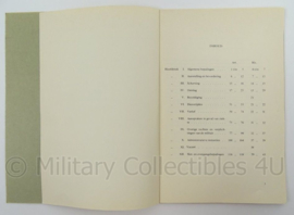KL Landmacht en KLu Luchtmacht instructie reglement voor de militaire ambtenaar - VS 2-1498 - afmeting 22 x 16 cm - origineel