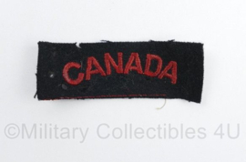 Canadese leger Canada shoulder title - 8 x 3 cm - origineel