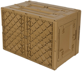 Kunststof kist opvouwbaar Coyote - 60 liter - nieuw