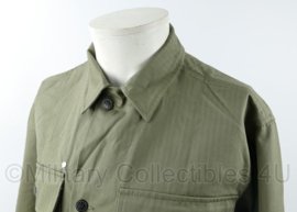 HBT jacket Herringbone Twill Jacket Men - replica wo2 - OD green No.3 - Small of XL