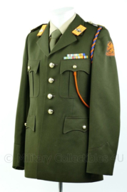 KL DT jas met overhemd 1980 Prinses Irene brigade, 13e gemechaniseerde brigade met onderscheidingen - Maat  47 3/4 - Origineel