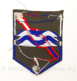 KL Landmacht DT 1963-2000 arm embleem Commando Verbindingen - gevouwen - afmeting 5 x 8 cm - origineel