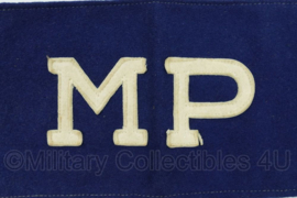 KMAR Koninklijke Marechaussee wollen MP Military Police armband jaren 50 - 40 x 10 cm - gedragen - origineel