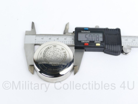 Defensie 400 geneeskundige bataljon opvouwbare metalen drinkbeker - diameter 50 mm - origineel