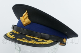 Nederlandse Politie platte pet met insigne - rang Hoofdcommissaris - maat 60 - origineel