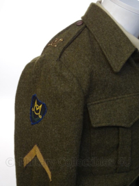 MVO uniform jasje "Korporaal" - "Militaire Colonne" - jaren 50 - maat 48 1/4 - origineel