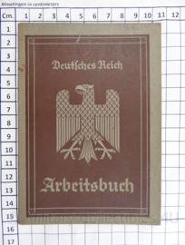 Wo2 Duits Arbeitsbuch uit 1935 - 10,5 x 15,5 cm - origineel