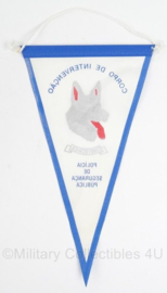 Vlag Polizia De Segurança Publica - Portugese politie - 27,5 x 16 cm - Origineel