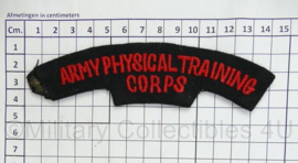 British Army shoulder title ENKEL Army Physical Training Corps - 14 x 3,5 cm - origineel