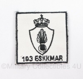 KMAR Koninklijke Marechaussee 103 ESKKMAR 103 Eskadron KMAR borstembleem - met klittenband - 5,5 x 5,5 cm - origineel