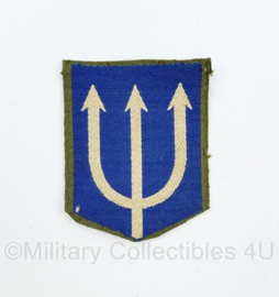 Defensie model  drietand 3e Divisie gevouwen 1951-1959 - 6,5 x 5 cm - origineel