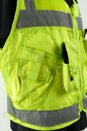 Britse Politie Protec reflectie vest met rits, vaste tassen en batonhouder - maat Medium - origineel