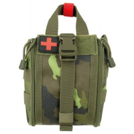 Medische tas geneeskundige dienst BLS IFAK Bag MOLLE - SMALL  - 16 x 18 x 8 cm - nieuw gemaakt - CZ camo
