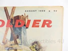 The British Army Magazine Soldier August 1959 - 30 x 22 cm - origineel