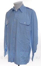 KMAR Koninklijke Marechaussee overhemd blauw - gebruikt - lange mouwen - meerdere maten - origineel