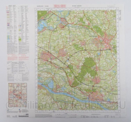 KL Nederlandse leger topografische stafkaart 1:50000 - nr. 1 t/m 10 - op rol - 60 x 60 cm - origineel