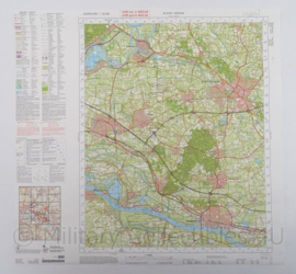 KL Nederlandse leger topografische stafkaart 1:50000 - nr. 64 t/m 69 - op rol - 60 x 60 cm - origineel