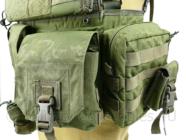 Defensie en Korps Mariniers Warrior Assault systems Chest Rig M4 groen met tassen -  origineel