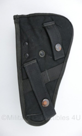 Politie Cordura holster zwart - gebruikt - 13 x 2,5 x 22 cm - origineel