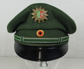 Duitse Politie platte pet Nordrhein-Westfalen - maat 57 of 57,5 cm - origineel
