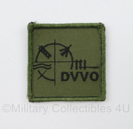 Defensie DVVO Defensie Verkeers- en Vervoersorganisatie borstembleem - met klittenband - 5 x 5 cm - origineel