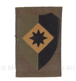 KL Nederlandse leger 1e legerkorps arm embleem 8 x 5,5 cm. - met klittenband - origineel