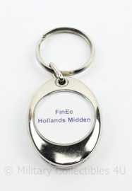 Sleutelhanger Politie Hollands Midden FINEC - 7,5 x 3,5 cm - origineel