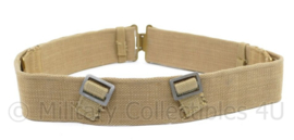 Wo2 Britse Koppel khaki 1945 - maat Extra long - maker Bagcraft LTD -96 x 5,5 cm - origineel