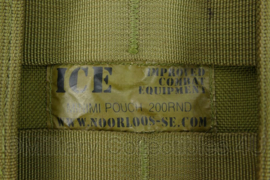 Noorloos Minimi pouch 200 round magazin MOLLE koppeltas groen - 15,5 x 8 x 17 cm - gebruikt - origineel