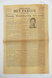 Krant Het Parool 14 augustus 1945 - 43,5 x 28 cm - origineel