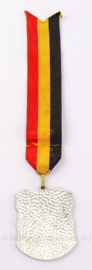 Belgische medaille marche du fort de battice Jonckay - 6 x 5 cm - origineel