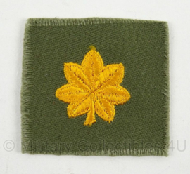 US Army kraag insigne met rang Major - WO2 tot en met Vietnam oorlog - afmeting 5 x 5 cm - origineel