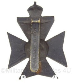 WO2 Britse pet of baret insigne The Kings Royal Rifle Corps - afmeting 4 x 5,5 cm - origineel