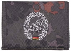 Beurs / portemonnee flecktarn met Fallschirmjäger embleem